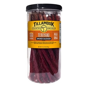 Tillamook Teriyaki Smoked Sausages, 430g, 20 Count