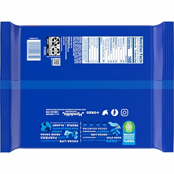 OREO Chocolate Sandwich Cookies, Party Size, 723g