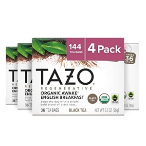 TAZO Black Tea, Organic Awake English Breakfast, 144 Bags