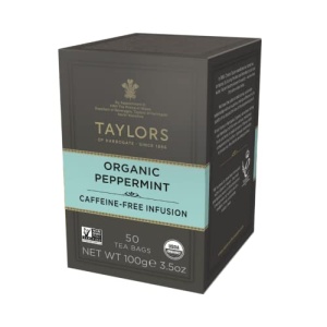 Taylors Organic Peppermint Tea, 50 Bags