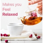 BLUE TEA - Rose Buds Tea - 60g (Pack of 2) - Caffeine Free