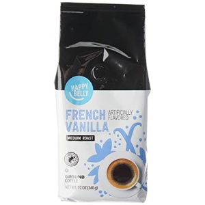 Happy Belly French Vanilla Ground Coffee, Medium Roast, 340g