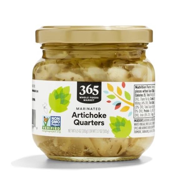 365 by Whole Foods, Marinated Artichoke Quarters, 184g