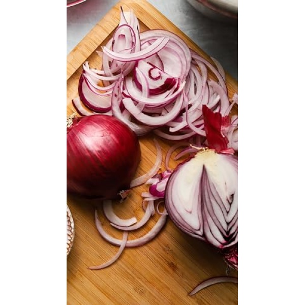 Generic Red Onions, Fresh, USA, Non-GMO, Bulk (454g)