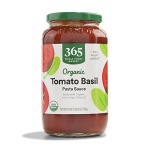 365 Organic Tomato Basil Pasta Sauce, 709g