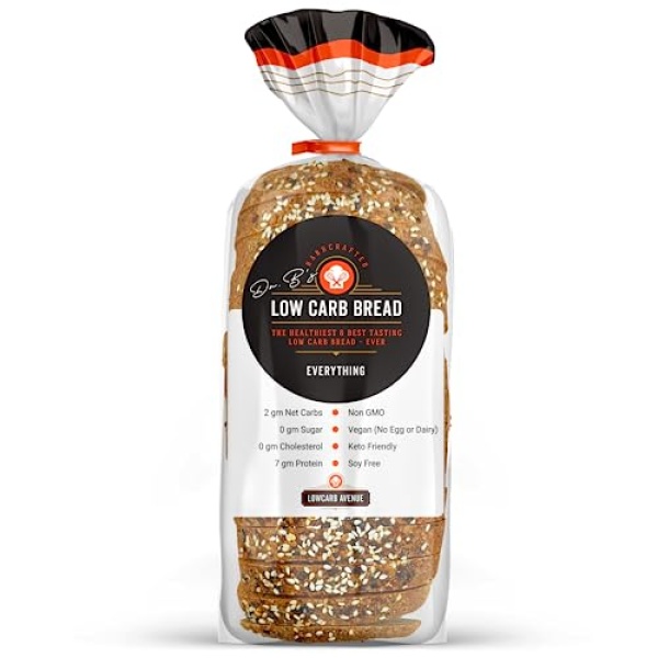 Dr. B's Multigrain Bread | 2g Net Carbs, 7g Protein, 454g