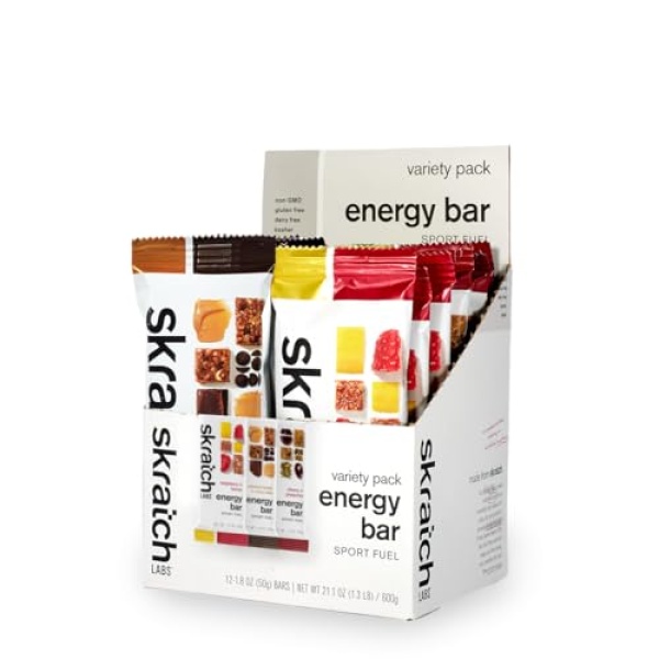 SKRATCH LABS Energy Bar | Variety Pack (12 x 50g)
