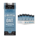 Califia Farms Oat Barista Blend Oat Milk, 946ml (6 Pack)