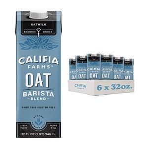 Califia Farms Oat Barista Blend Oat Milk, 946ml (6 Pack)