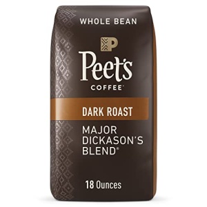 Peet's Dark Roast Whole Bean Coffee - Major Dickason's 510g