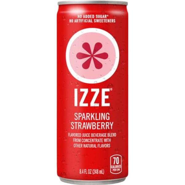 IZZE Sparkling Juice, 4 Flavor Variety Pack, 250 ml, 24 Pack