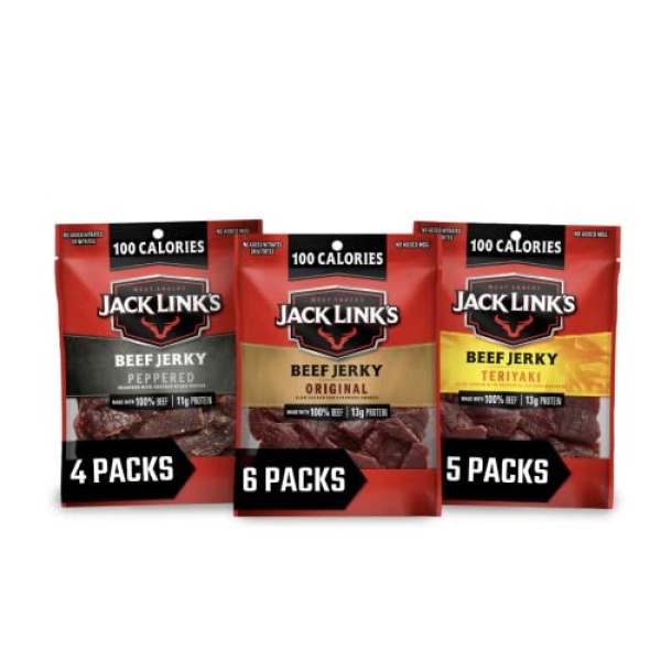 Jack Link's Beef Jerky Variety Pack - 35g (Pack of 15)