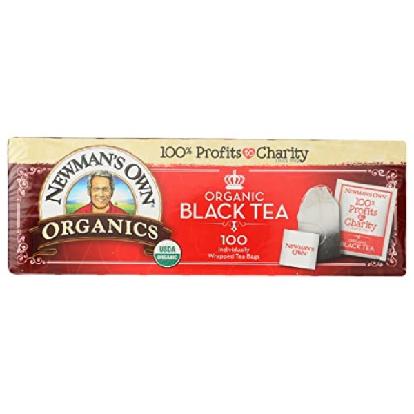 Newman's Own Organic Royal Black Tea, 100 Bags