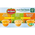 Del Monte Fruit Cup Snacks in Juice, 113g, 12 Ct