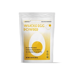 ORGFUN Whole Eggs Powder, Pasteurized, 250g