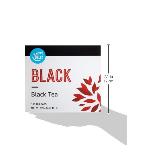 Happy Belly Black Tea Bags, 100 Count