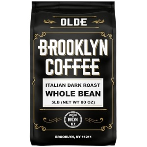 BROOKLYN COFFEE Whole Bean, Italian Dark Roast (2.27kg)