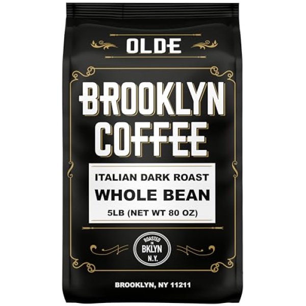 BROOKLYN COFFEE Whole Bean, Italian Dark Roast (2.27kg)