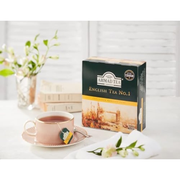 Ahmad English Tea No.1 Teabags, 100 ct - Caffeinated
