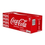 Coke Mini-Can 222ml, 10 pack
