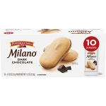 Milano Dark Chocolate Cookies, 10 Packs, 2 per Pack