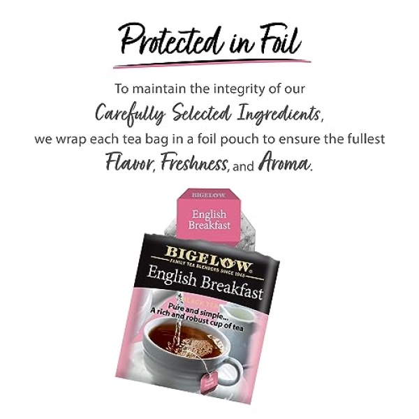 Bigelow English Breakfast Black Tea, 120 Bags (Pack of 6)