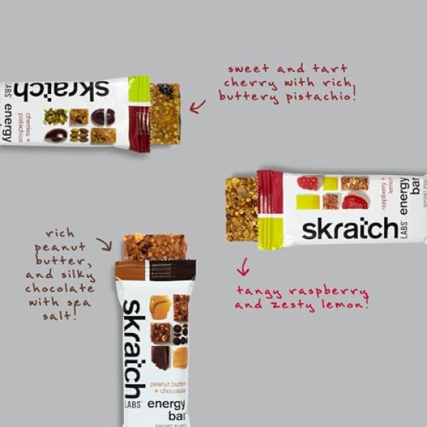 SKRATCH LABS Energy Bar | Variety Pack (12 x 50g)