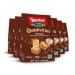 Loacker Quadratini Espresso Wafer Cookies - 6 Pack