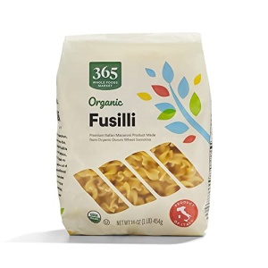 365 by Whole Foods Market, Organic Fusilli Pasta, 454g