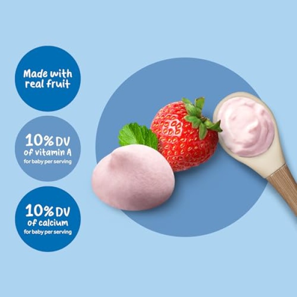 Gerber Baby Strawberry Yogurt Melts, 28g (Pack of 7)