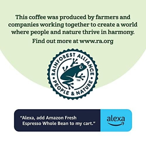 Amazon Fresh House Blend Crema Espresso, Whole Bean, 1 kg
