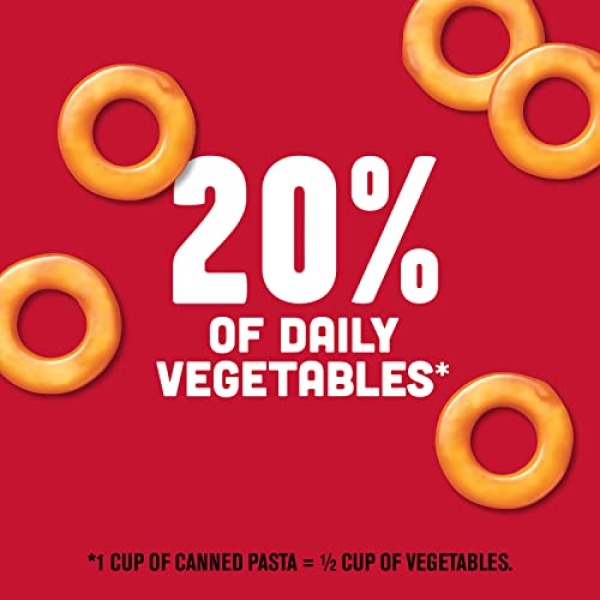 SpaghettiOs Pasta with Meatballs, 442g Can (Pack of 12)
