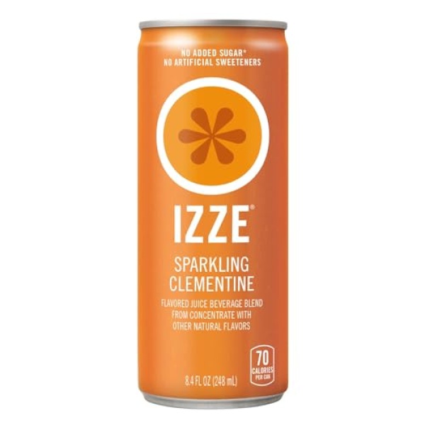 IZZE Sparkling Juice, 4 Flavor Variety Pack, 250 ml, 24 Pack