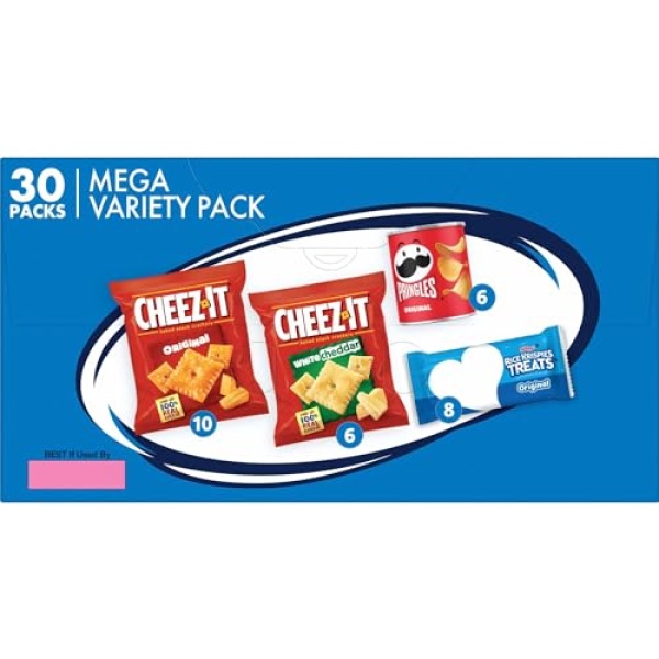 Kellogg's Kids Snacks Mega Variety Pack, 854g (30 Packs)