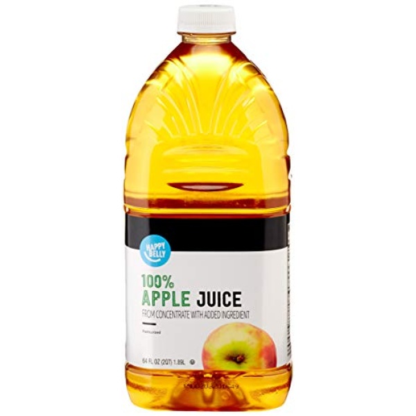 Happy Belly 100% Apple Juice, 1.89 L Bottle