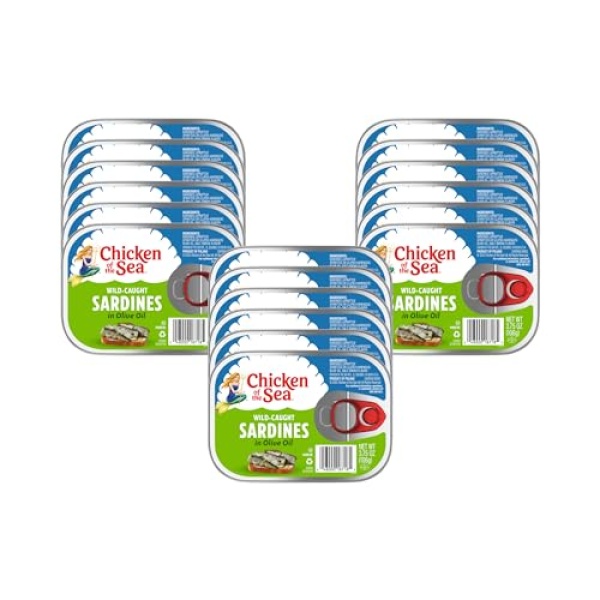 Chicken of the Sea Sardines in Olive Oil, 106g (18 Pack)