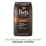 Peet's Dark Roast Ground Coffee - Major Dickason's 510g