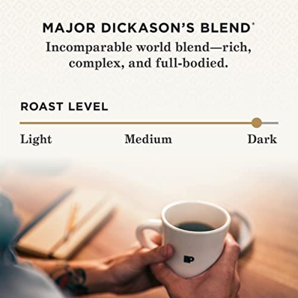 Peet's Dark Roast Ground Coffee - Major Dickason's 510g