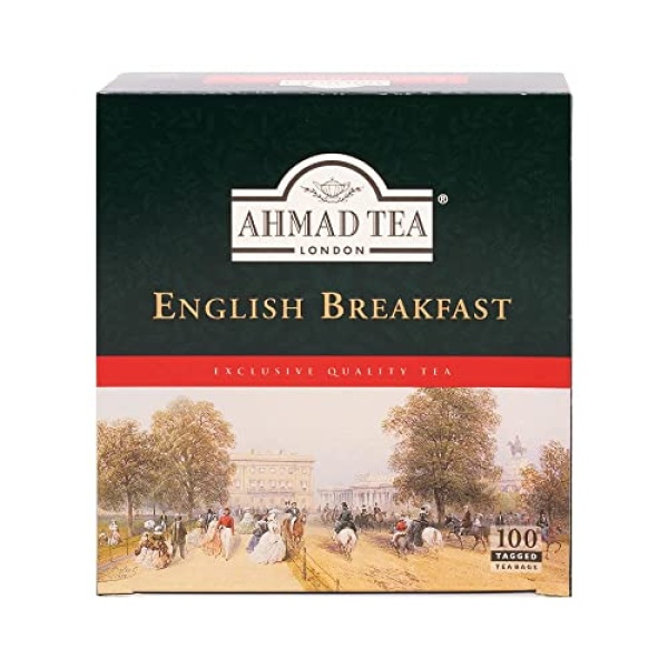 Ahmad English Breakfast Black Tea, 100 Teabags