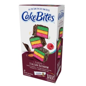 The Original Cakebites, Classic Italian Rainbow, 8 Pack