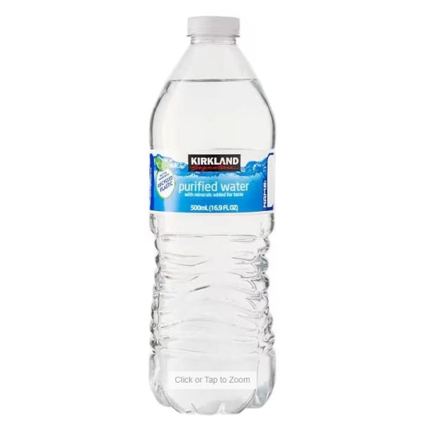 Kirkland Purified Drinking Water, 500 ml, 40 Count