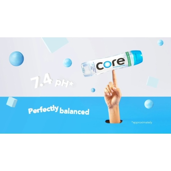 Core Hydration Water, 0.5 L, 24 Count, USA Gymnastics Partner