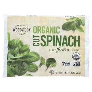 Woodstock Farms Organic Cut Spinach, 283g - 12 per case
