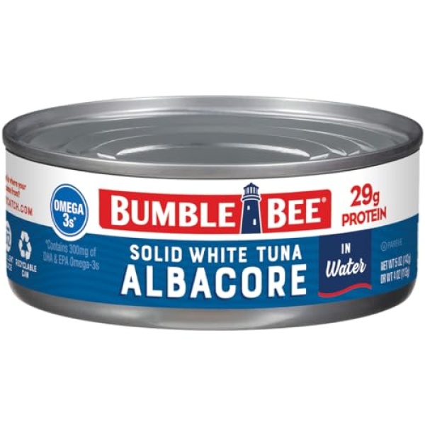 Bumble Bee Solid White Albacore Tuna, 142g Can (8 Pack)