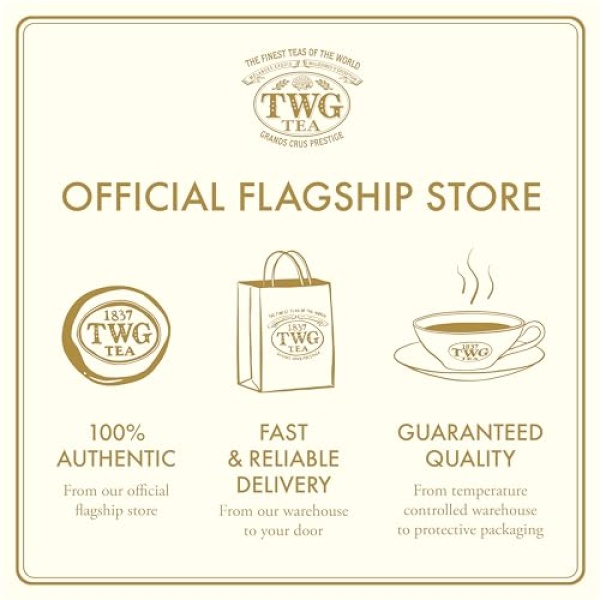 TWG Tea 1837 Black Tea, Fruits & Flowers, 100g Tin