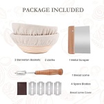 Round Bread Proofing Baskets Set of 2 (21.6 cm)