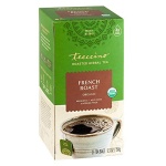 Teeccino French Roast Herbal Tea, 25 Bags, Caffeine-Free