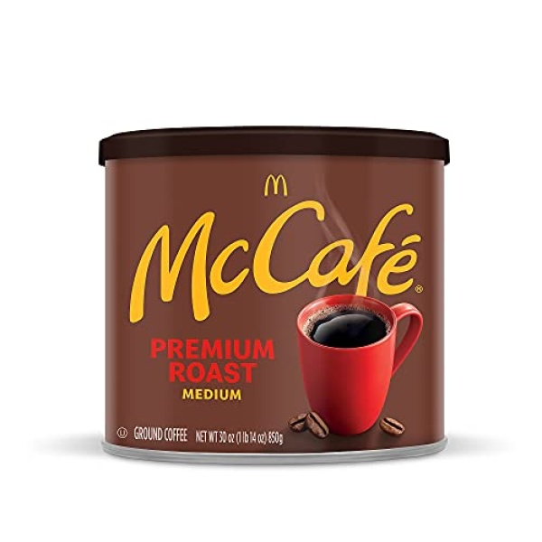 McCafe Premium Medium Roast Ground Coffee, 850g Canister
