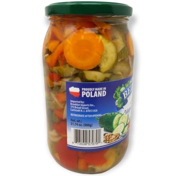 Belveder Mixed Vegetable Salad 900g, Vegan, Non-GMO