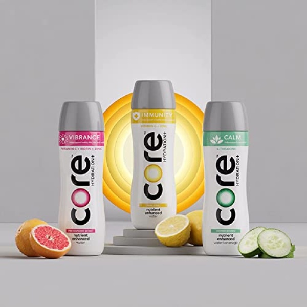CORE Hydration+ Calm, Cucumber Essence Water, 700ml (12 Pack)